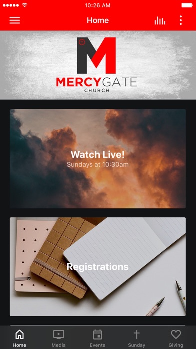 Mercy Gate Church App Screenshot