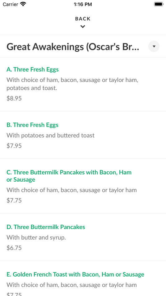 #3. Oscar's Deli (iOS) 由: ChowNow