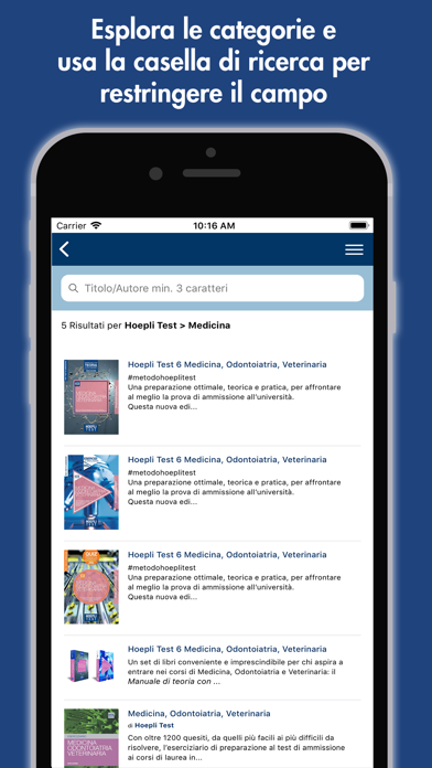 Catalogo Hoepli Screenshot