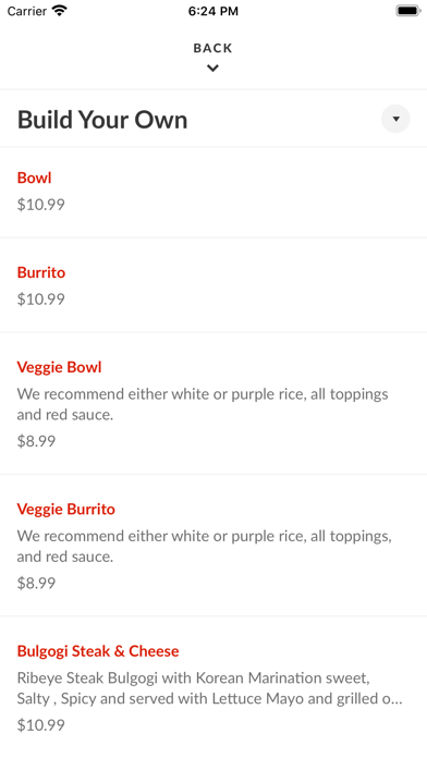 Bebop Korean-Mexican Grill Screenshot