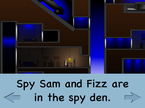 Spy Sam Reading Book 3 iPad screenshot 5 - Book app