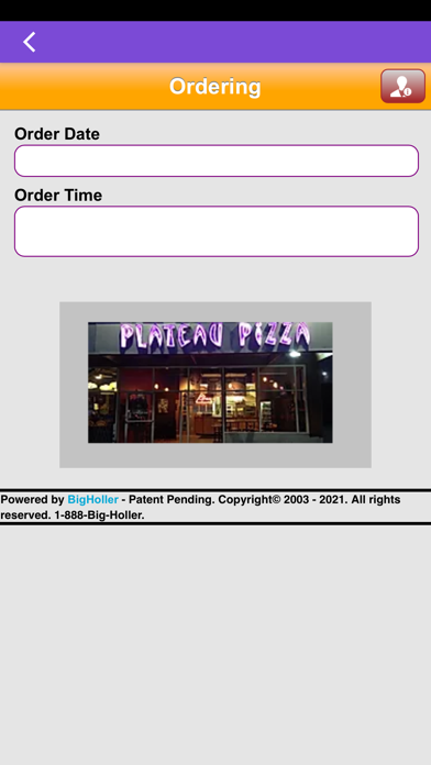 Plateau Pizza Screenshot