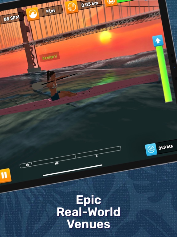 Swelldone - Virtual Row+Paddle iPad screenshot 4 - Health & Fitness app