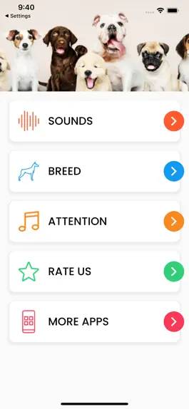 Game screenshot Dog Sounds - Breed, Attention mod apk