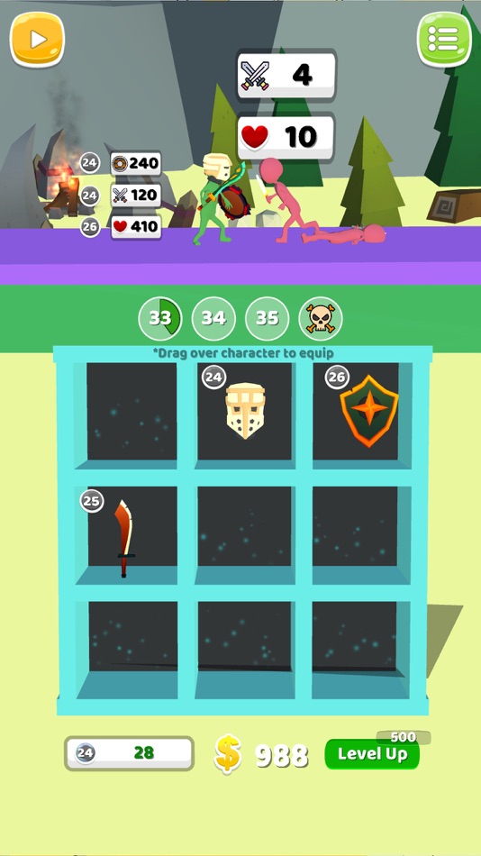 #4. Stickman Merge (iOS) 由: Zoomzo Games OU