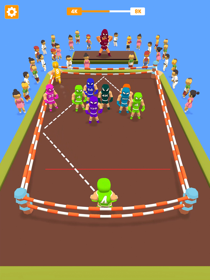 Merge Wrestling 2048