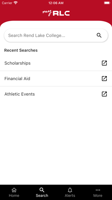 Rend Lake College (myRLC) Screenshot