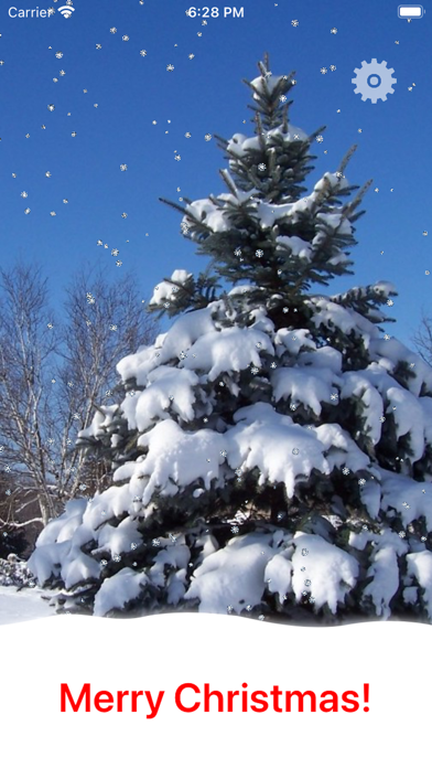 Holiday Snow Greetings Screenshot