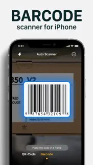 barcode scanner · iphone screenshot 1