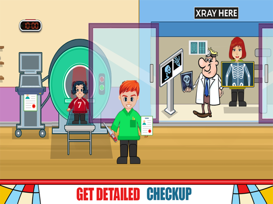Pretend play Hospital Care iPad screenshot