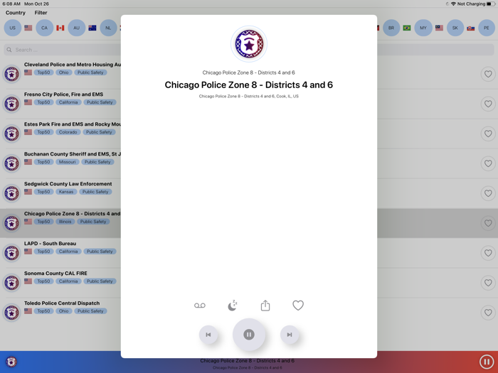 Police Scanner Radio  Fire
