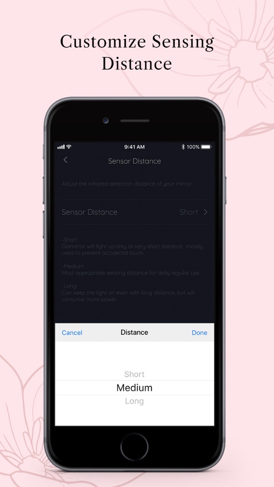 #5. Glamirror Smart Sensor Mirror (iOS) 由: Orange View
