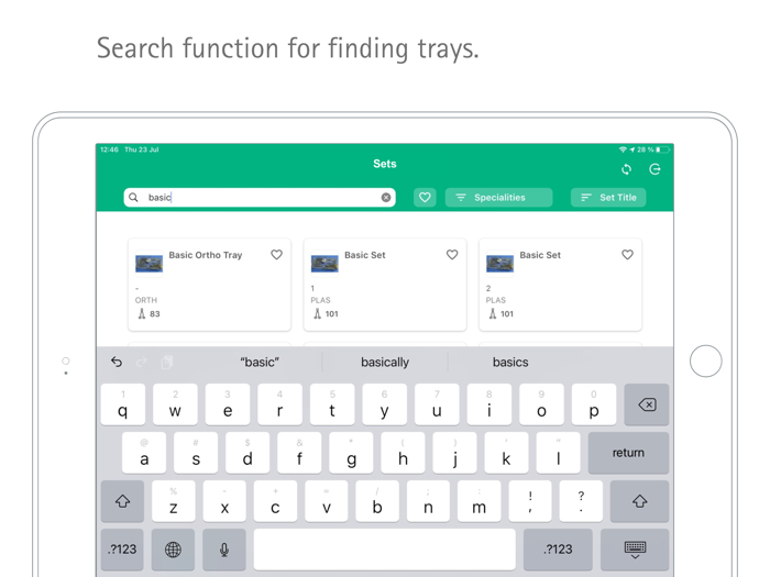 Tray Organizing Manager NG
