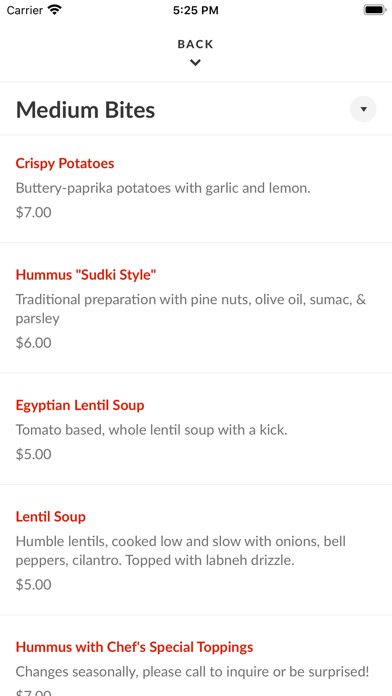 Cedars Mediterranean Kitchen Screenshot