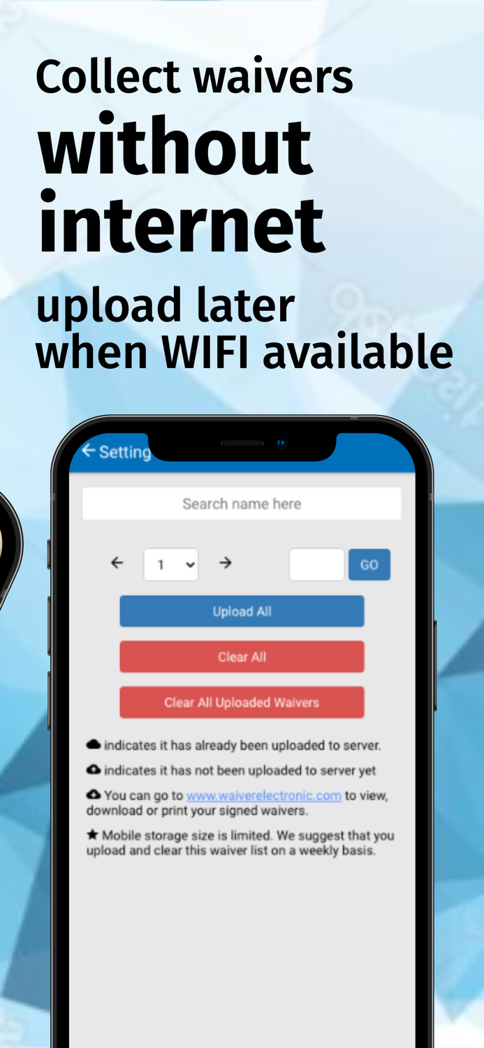 WaiverElectronic-Online Waiver