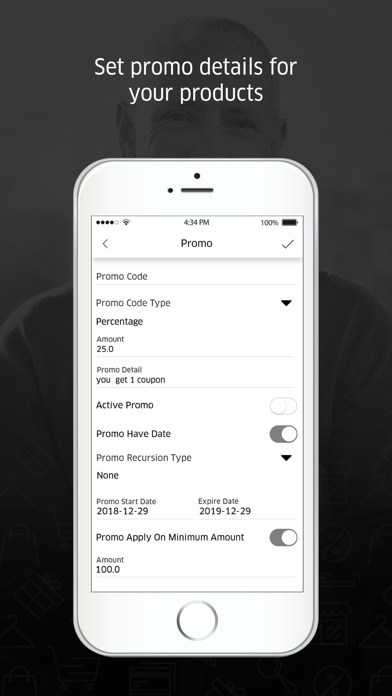 OrderNow.ca Admin App Screenshot