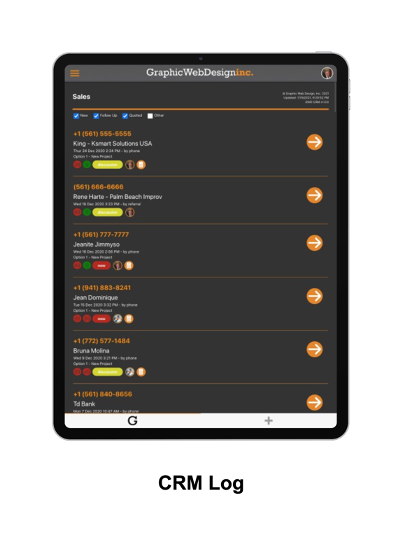 Screenshot #4 pour GWD CRM