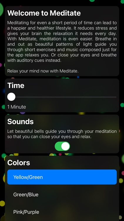 Meditate – Relax your mind