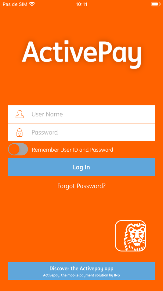 #1. ING ActivePay (iOS) 由: ING BELGIUM