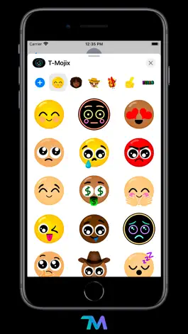 Game screenshot T-Mojix Stickers apk