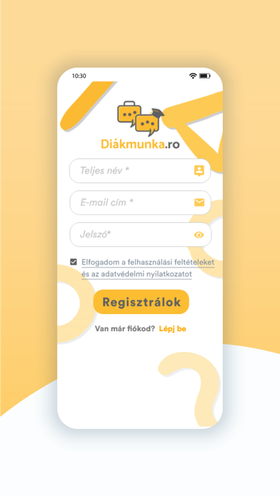 Screenshot #1 pour Diákmunka.ro
