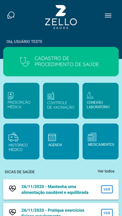 Zello Saúde Screenshot