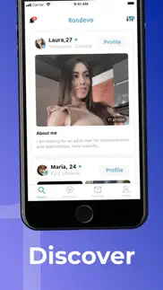 rondevo - dating & chat app iphone screenshot 1