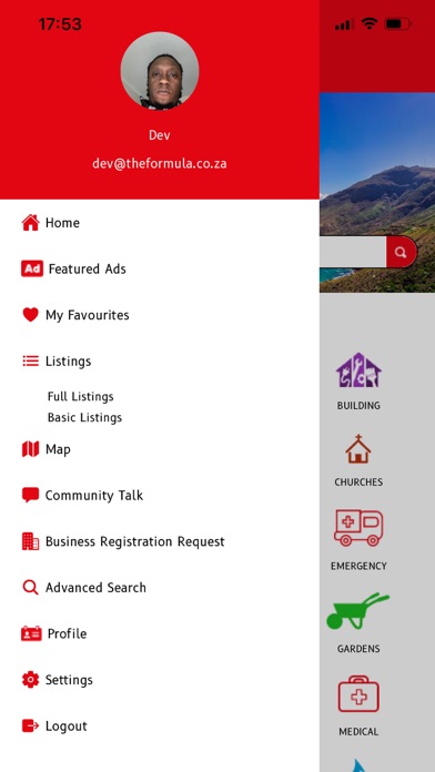 Club790 Business Directory Screenshot