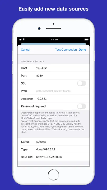 OpenADSB iPhone Screenshot 9