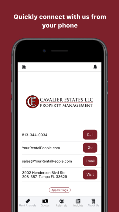 Cavalier Estates for Realtors Screenshot