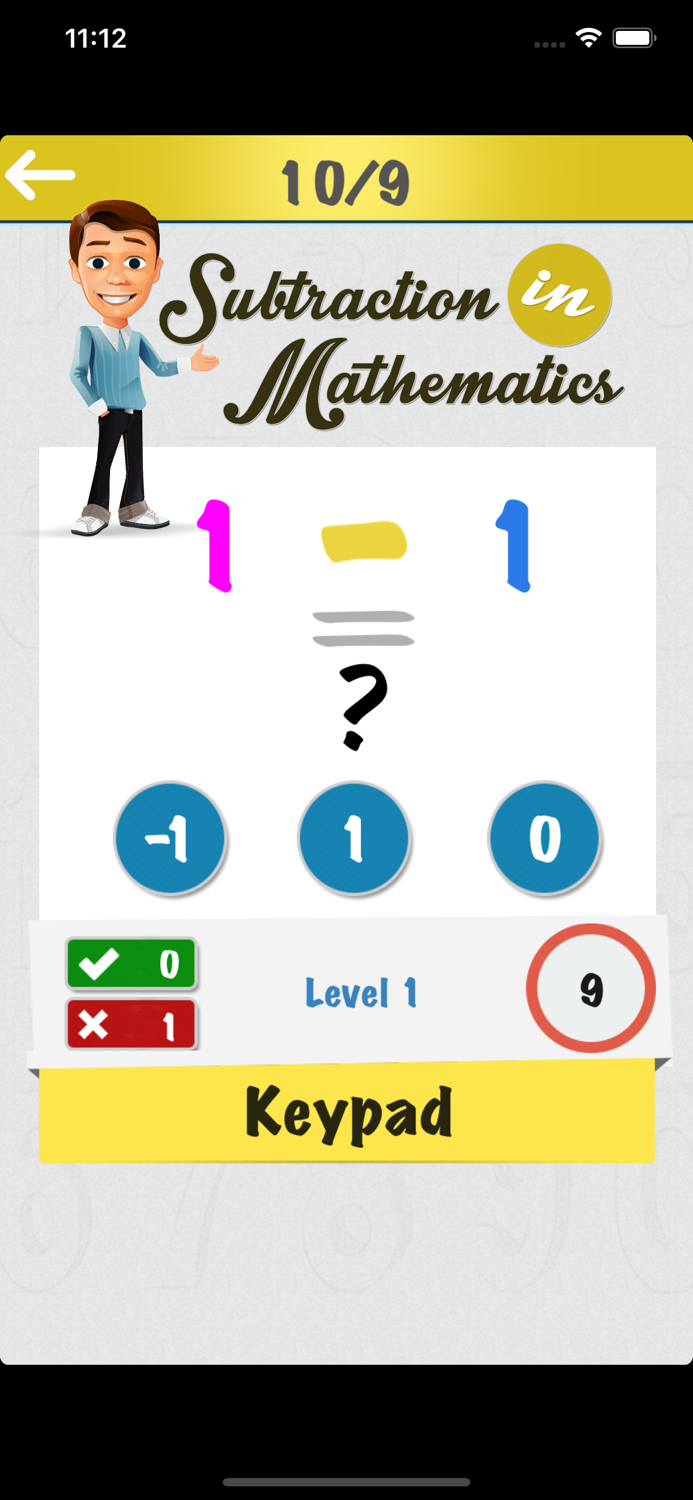 Math Subtraction Operator App