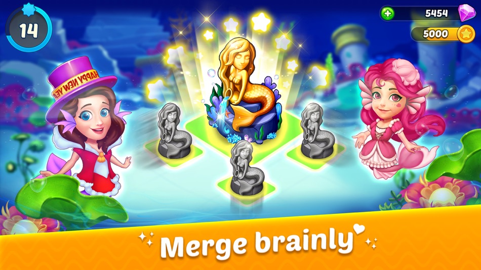 #1. Merge Mermaids (iOS) Bởi: GAMEGZZ NET