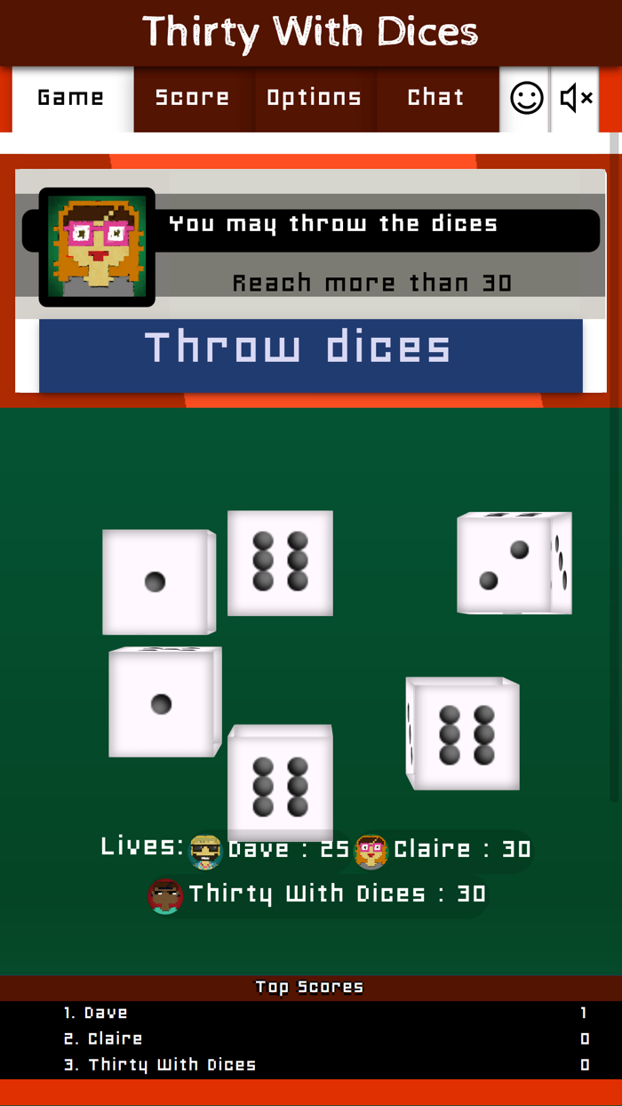 Thirty With Dices