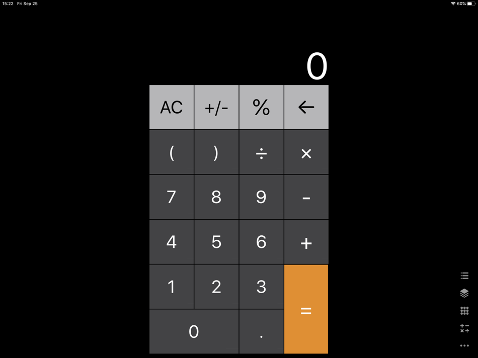 #1. Calculator for iPad + (iOS) Podle: Beijing Free Calculator Technology Co., Ltd.