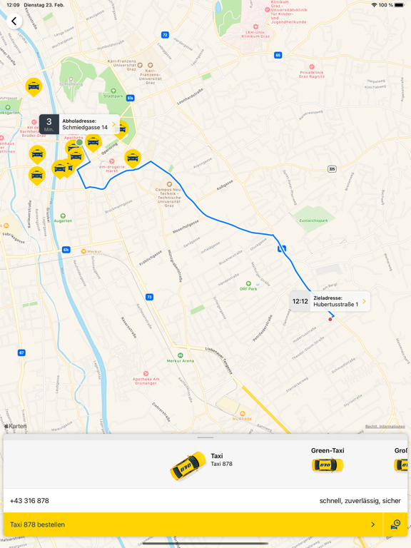 Screenshot #5 pour Taxi Graz 878