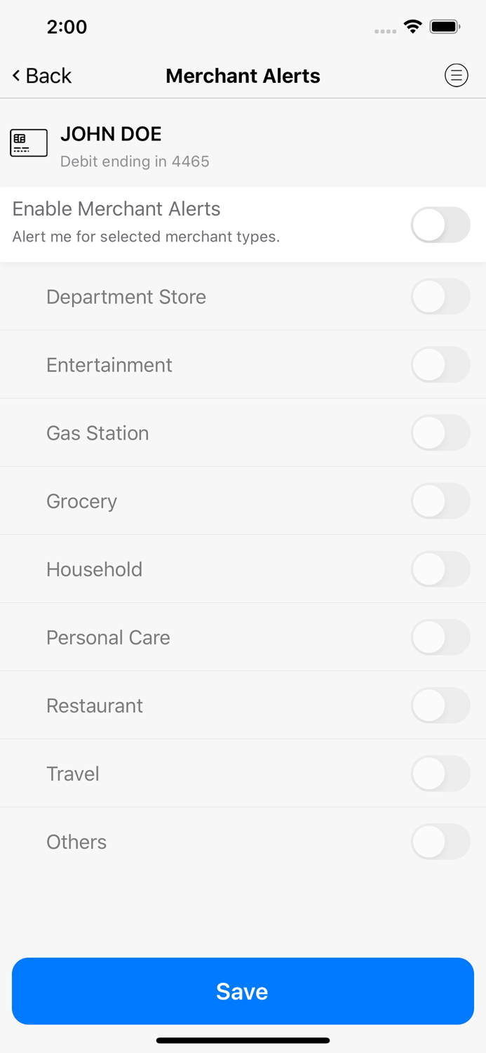 My Blue Flame Wallet