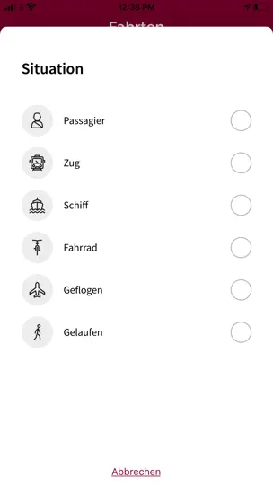 Screenshot von ERGO SafeDrive auf dem iPhone 2