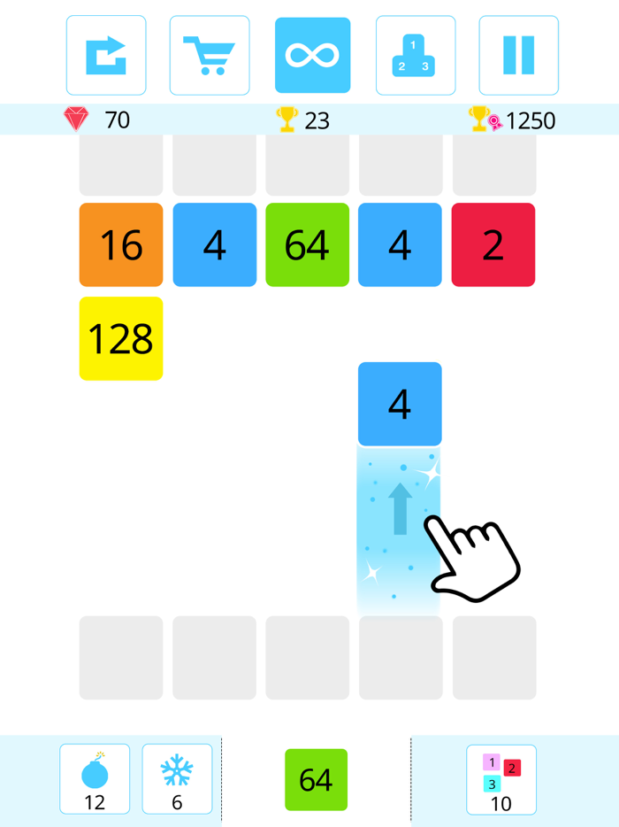 Shoot and Merge the numbers