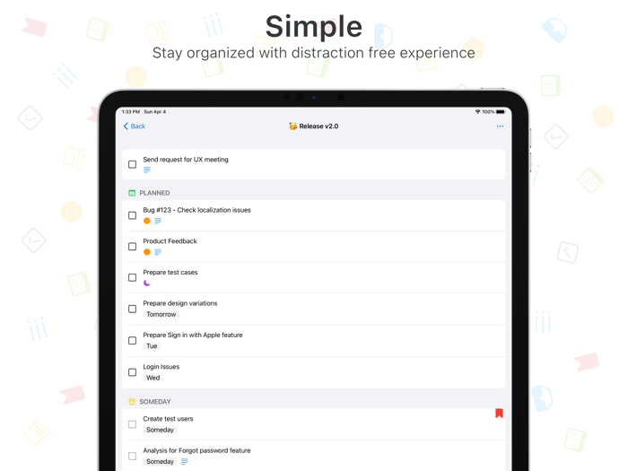 Today - Manage Your Day