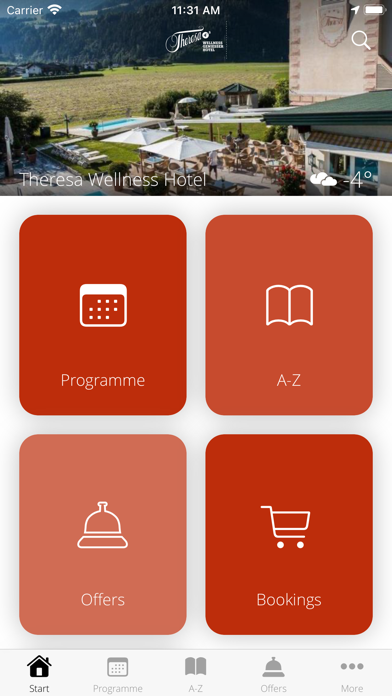 Hotel THERESA in Zillertal Screenshot