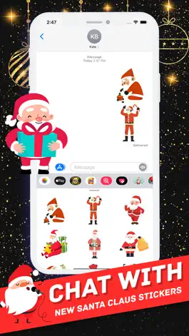 Game screenshot Santa Claus Stickers 2021 apk