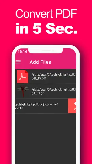 Capture d'écran de Pdf Gif Tif Aux Photos sur iPhone 1