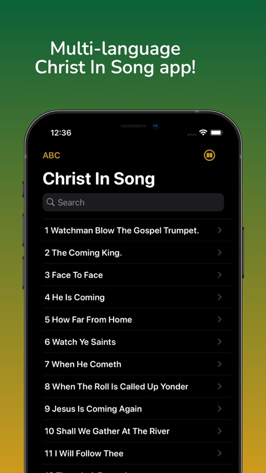 #1. Christ In Song Multi-Language (iOS) 由: Tinashe Mzondiwa