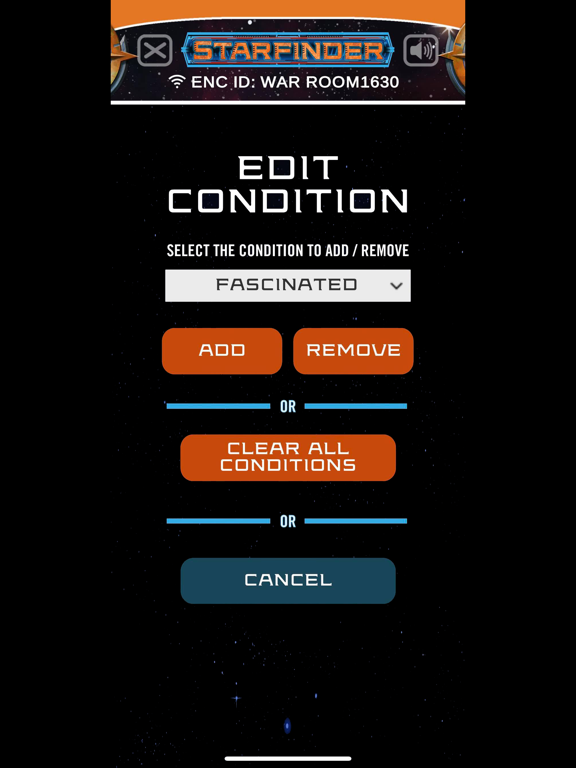 Screenshot #5 pour Starfinder Combat Tracker