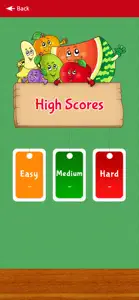 Fruits Vegetables Memory Game screenshot #5 for iPhone