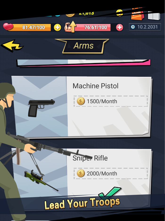 Soldier Life Simulator Games