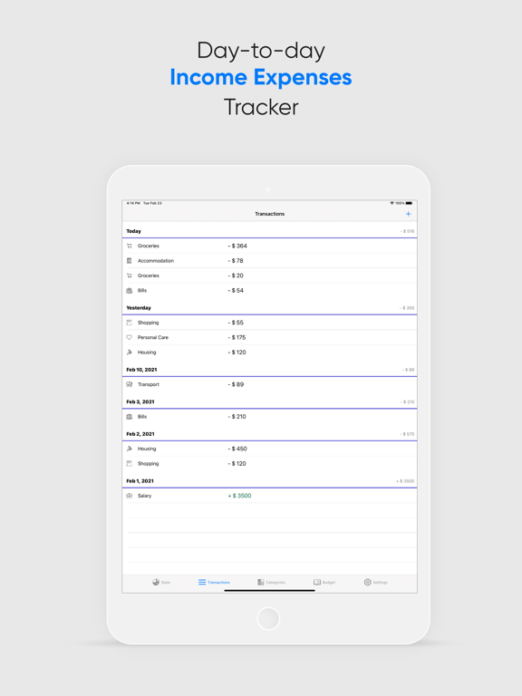 Screenshot #4 pour Day-to-day Expenses Tracker