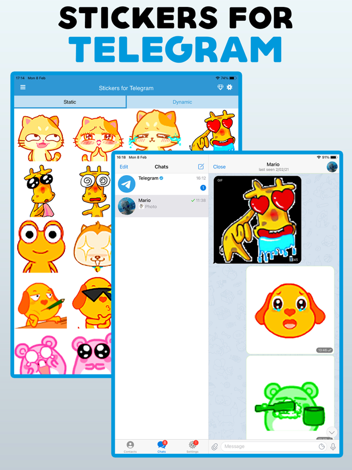 Stickers for Telegram ·