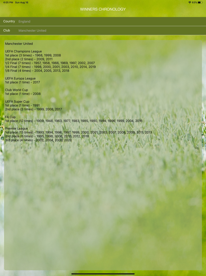 World Soccer Winners