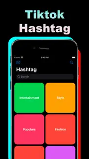 tik hashtags iphone screenshot 2